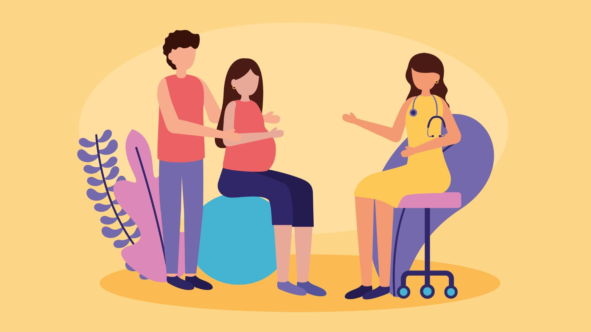 Antenatal check-up consultation
